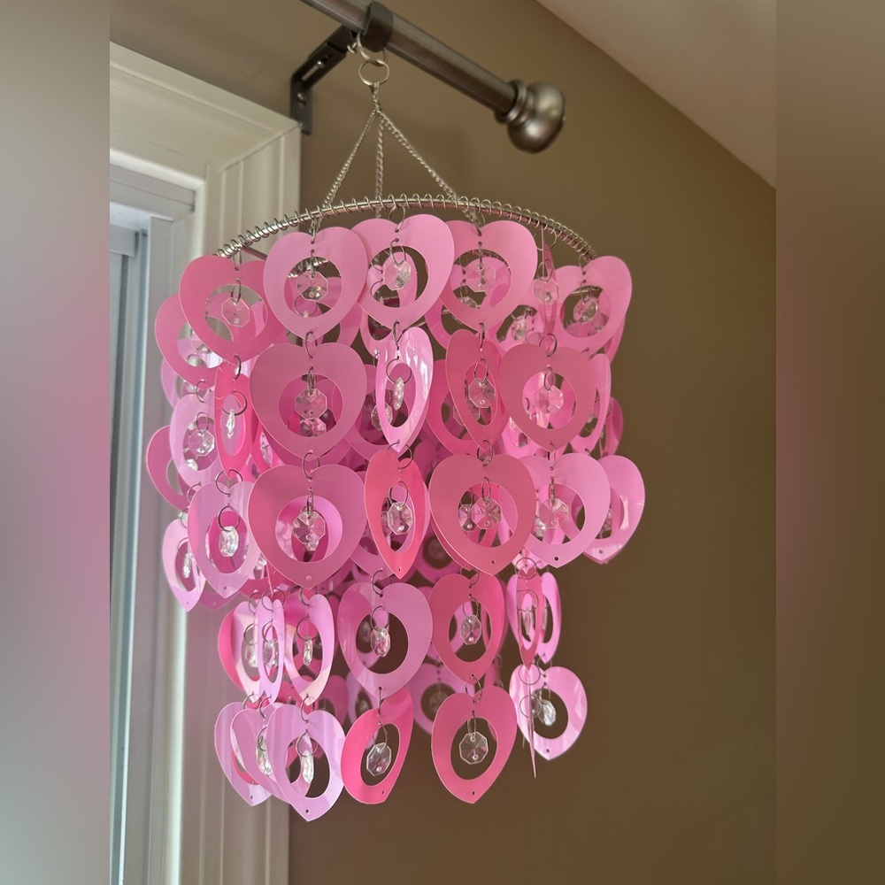 Medium sized heart chandelier